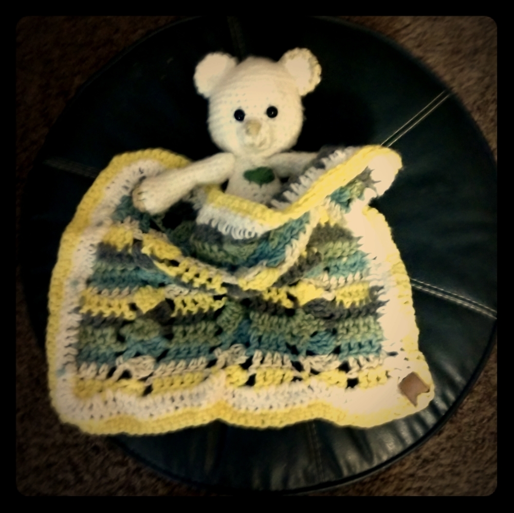 Handmade lovey for baby